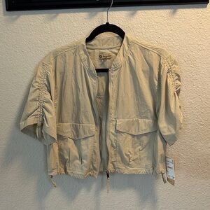 Democracy Light Tan Utility Jacket